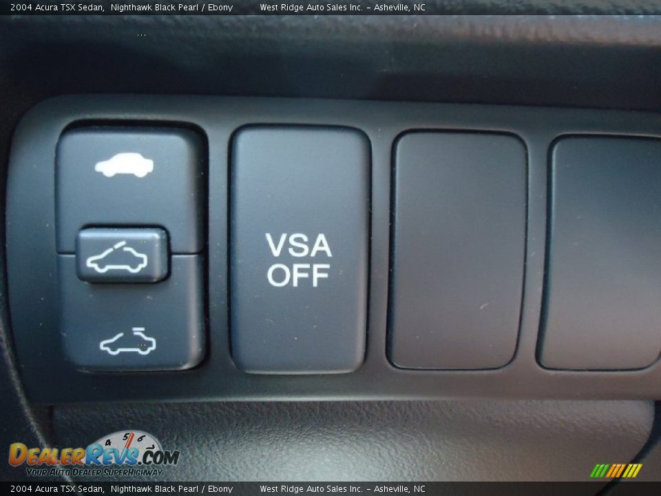 2004 Acura TSX Sedan Nighthawk Black Pearl / Ebony Photo #24