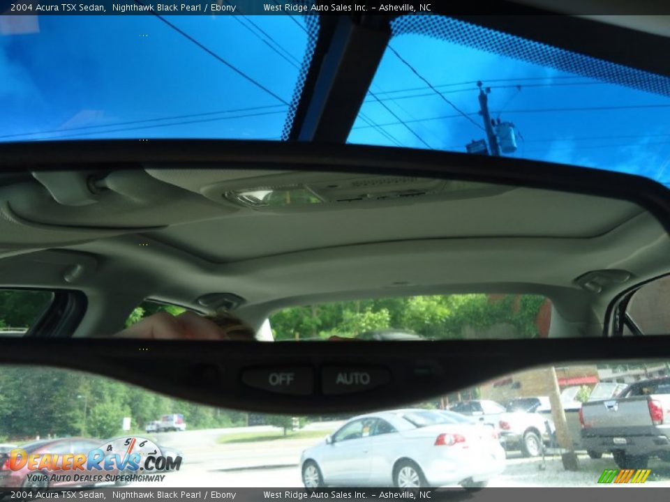 2004 Acura TSX Sedan Nighthawk Black Pearl / Ebony Photo #28