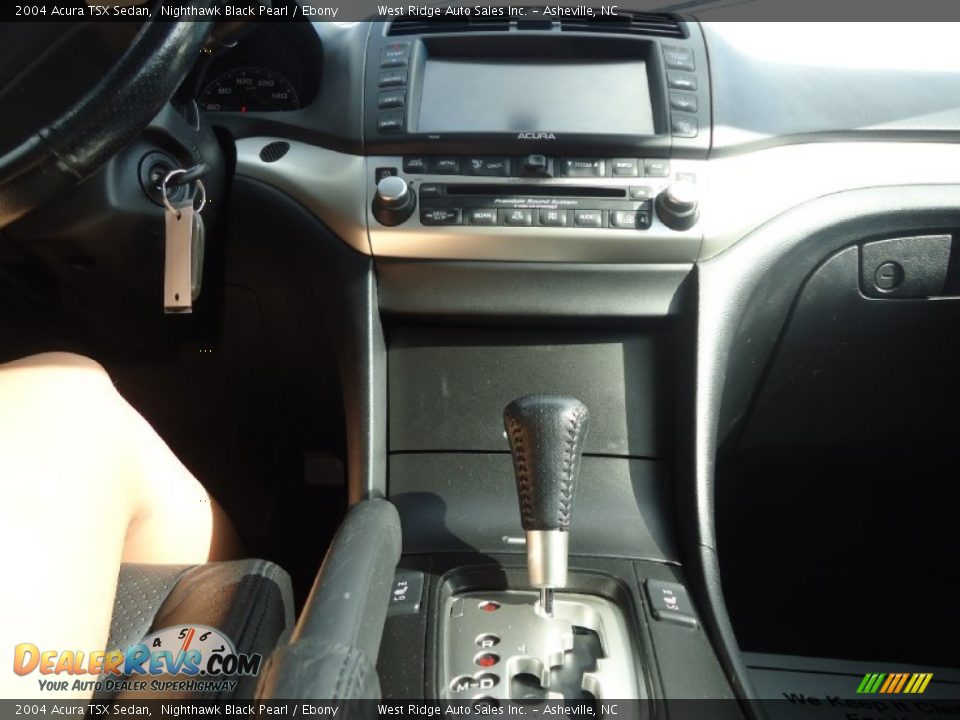 2004 Acura TSX Sedan Nighthawk Black Pearl / Ebony Photo #29