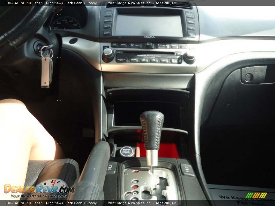 2004 Acura TSX Sedan Nighthawk Black Pearl / Ebony Photo #30