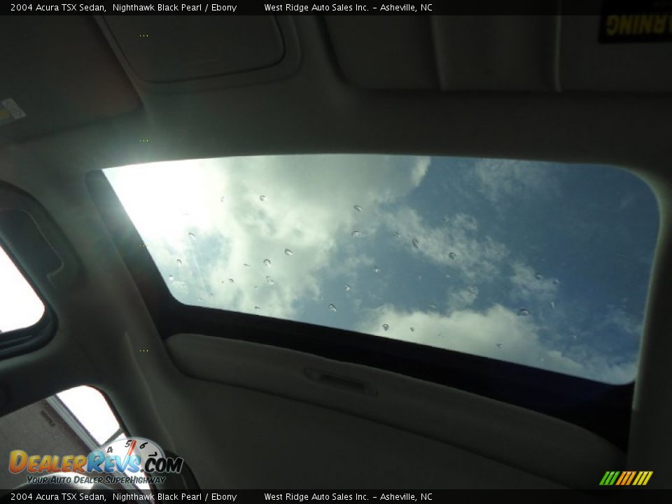 2004 Acura TSX Sedan Nighthawk Black Pearl / Ebony Photo #32