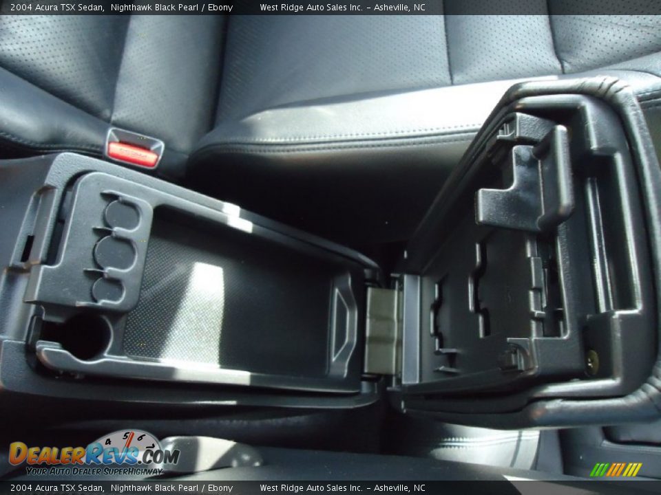 2004 Acura TSX Sedan Nighthawk Black Pearl / Ebony Photo #33