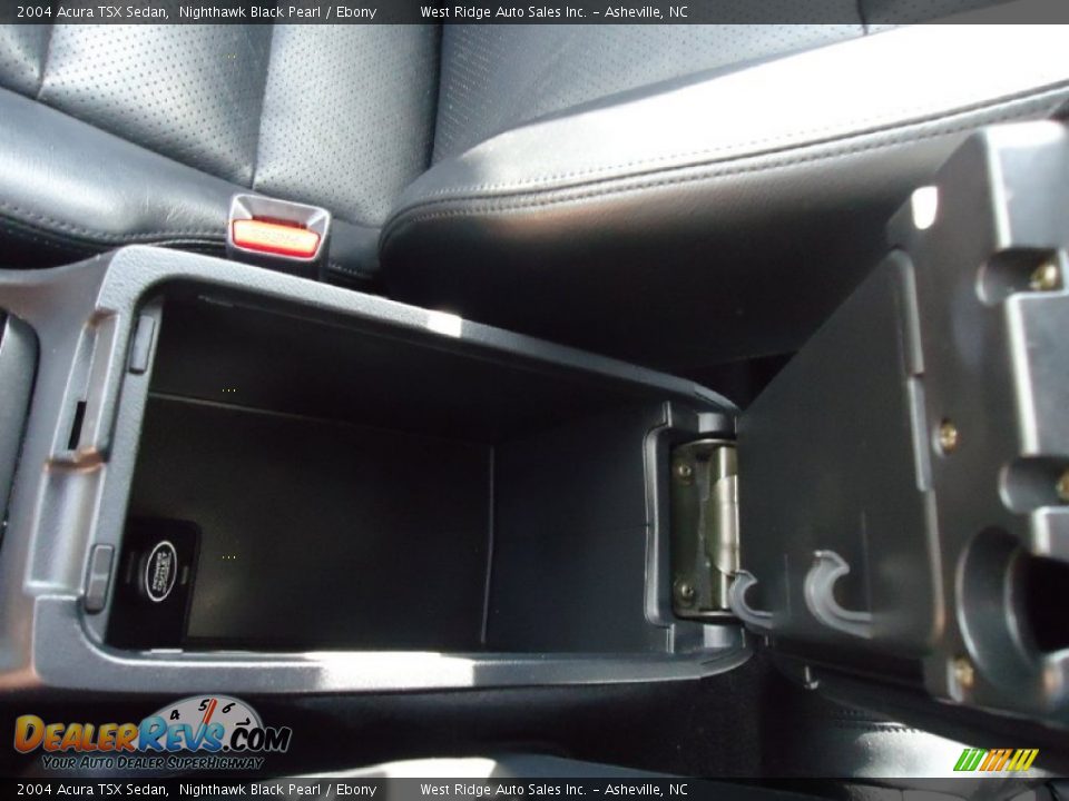 2004 Acura TSX Sedan Nighthawk Black Pearl / Ebony Photo #34