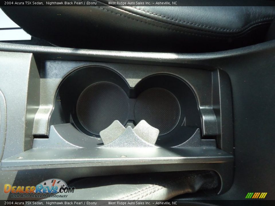 2004 Acura TSX Sedan Nighthawk Black Pearl / Ebony Photo #35