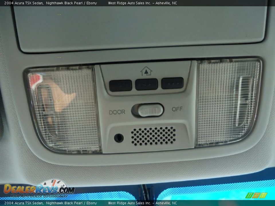 2004 Acura TSX Sedan Nighthawk Black Pearl / Ebony Photo #36