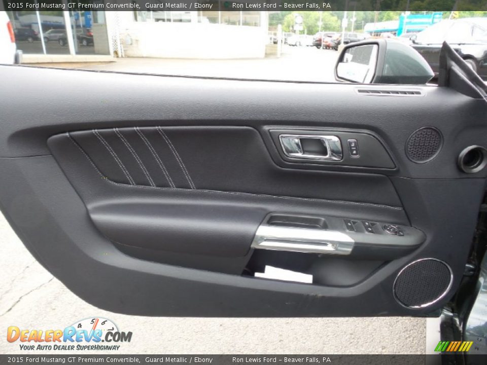 Door Panel of 2015 Ford Mustang GT Premium Convertible Photo #14
