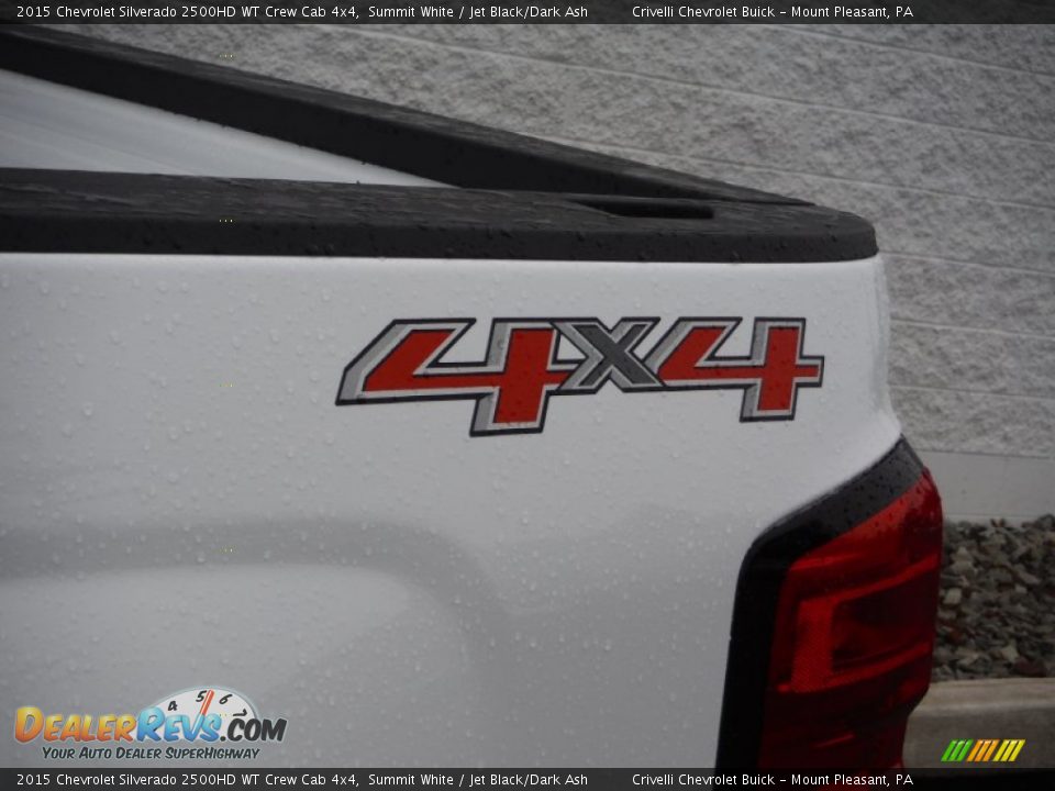 2015 Chevrolet Silverado 2500HD WT Crew Cab 4x4 Summit White / Jet Black/Dark Ash Photo #4