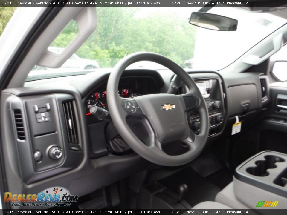 2015 Chevrolet Silverado 2500HD WT Crew Cab 4x4 Summit White / Jet Black/Dark Ash Photo #8