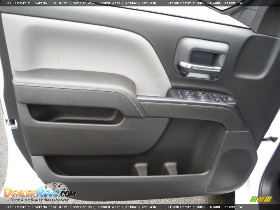 2015 Chevrolet Silverado 2500HD WT Crew Cab 4x4 Summit White / Jet Black/Dark Ash Photo #11