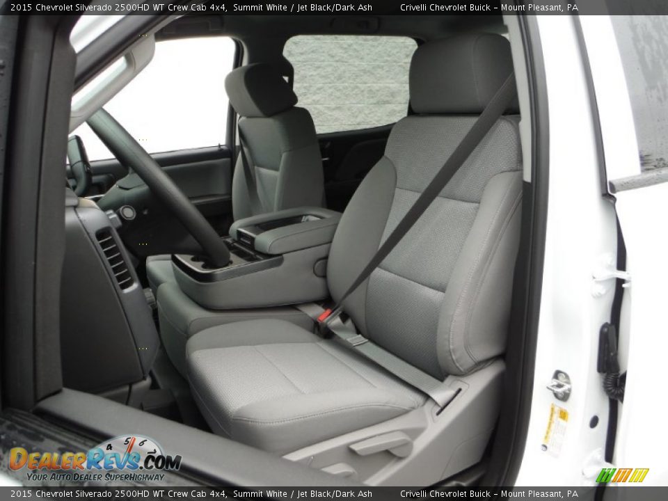 2015 Chevrolet Silverado 2500HD WT Crew Cab 4x4 Summit White / Jet Black/Dark Ash Photo #12