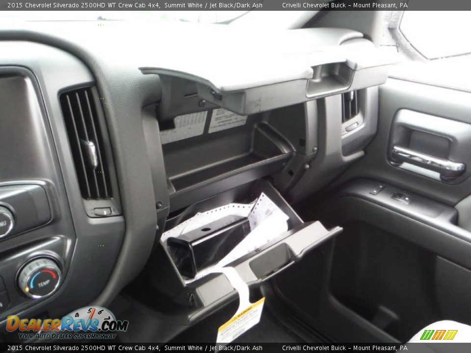 2015 Chevrolet Silverado 2500HD WT Crew Cab 4x4 Summit White / Jet Black/Dark Ash Photo #17