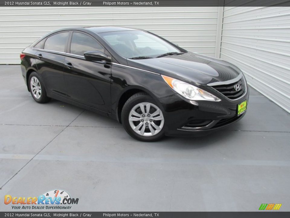 2012 Hyundai Sonata GLS Midnight Black / Gray Photo #1