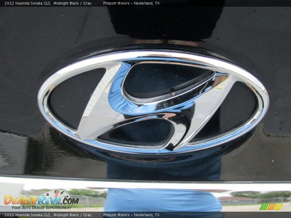2012 Hyundai Sonata GLS Midnight Black / Gray Photo #14