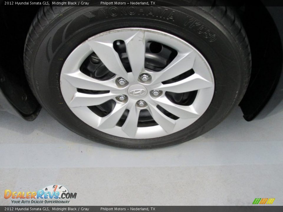 2012 Hyundai Sonata GLS Midnight Black / Gray Photo #16