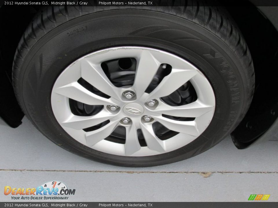 2012 Hyundai Sonata GLS Midnight Black / Gray Photo #17
