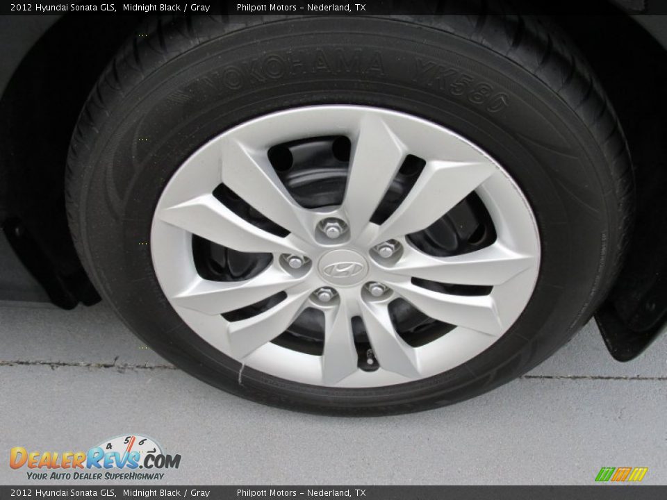 2012 Hyundai Sonata GLS Midnight Black / Gray Photo #18