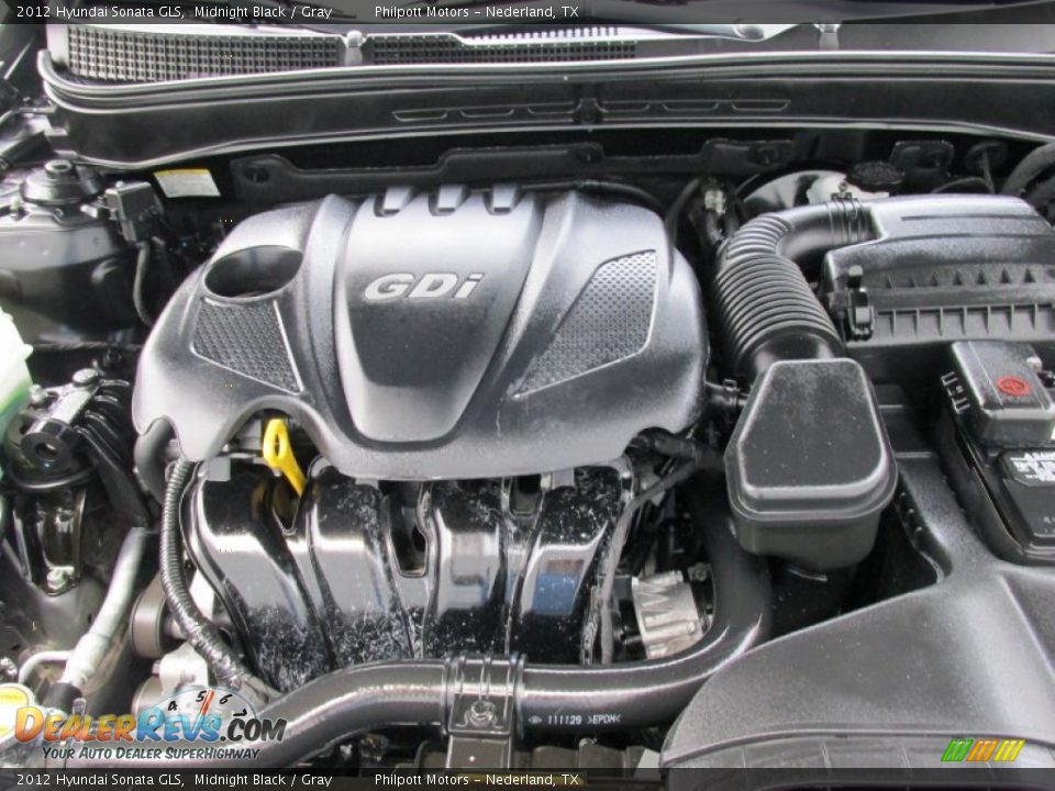 2012 Hyundai Sonata GLS Midnight Black / Gray Photo #20