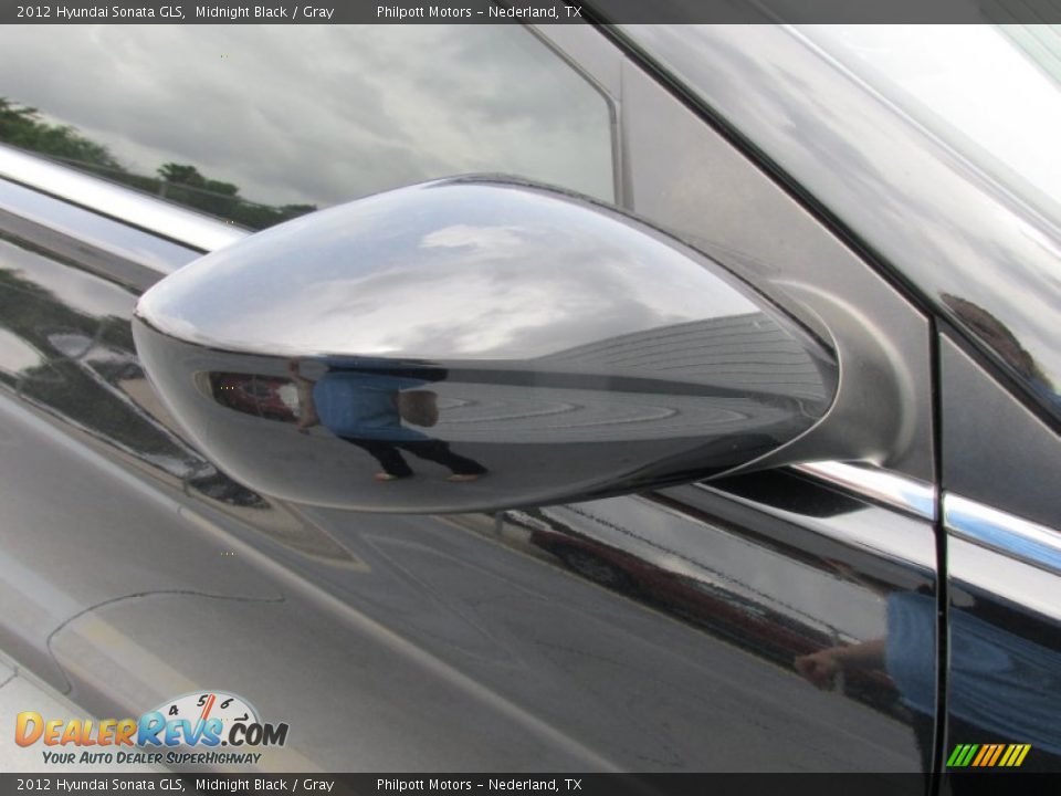 2012 Hyundai Sonata GLS Midnight Black / Gray Photo #21