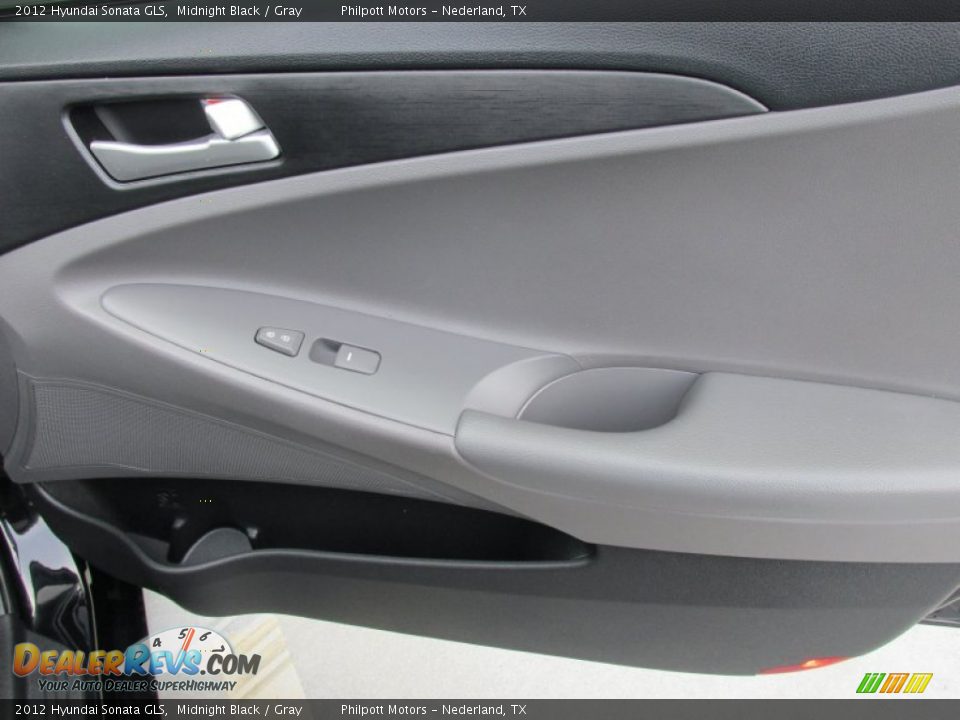 2012 Hyundai Sonata GLS Midnight Black / Gray Photo #22