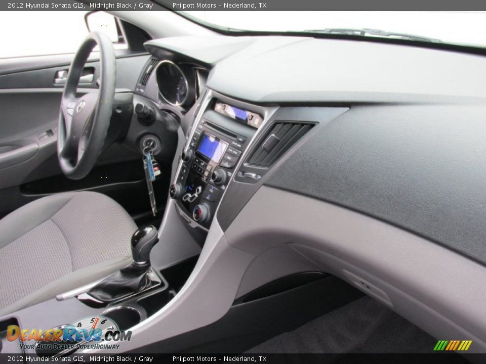 2012 Hyundai Sonata GLS Midnight Black / Gray Photo #23