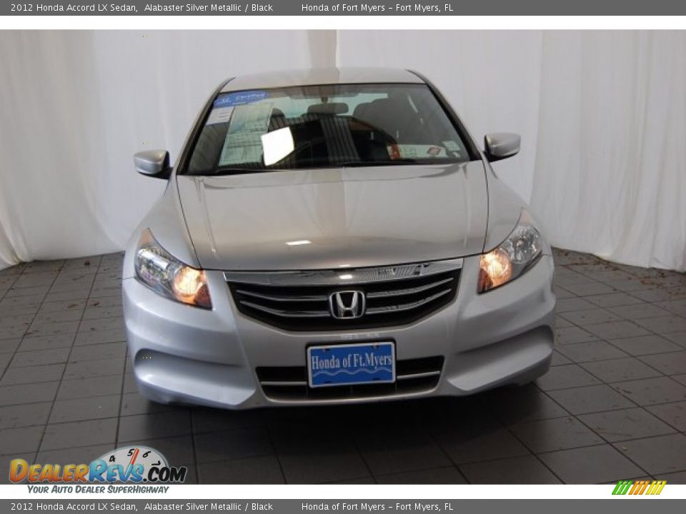 2012 Honda Accord LX Sedan Alabaster Silver Metallic / Black Photo #3