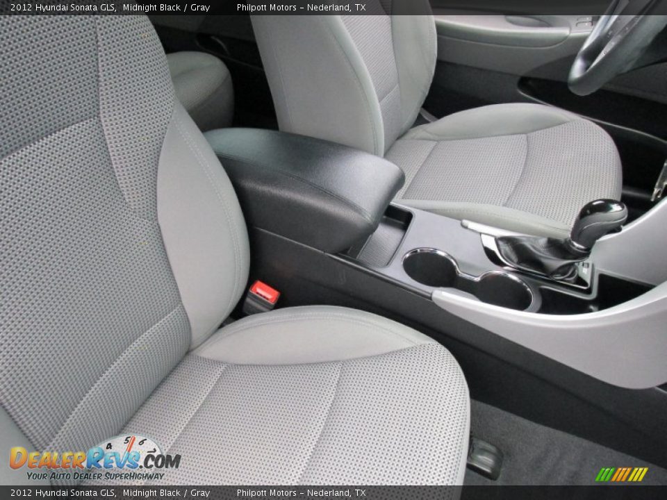 2012 Hyundai Sonata GLS Midnight Black / Gray Photo #24