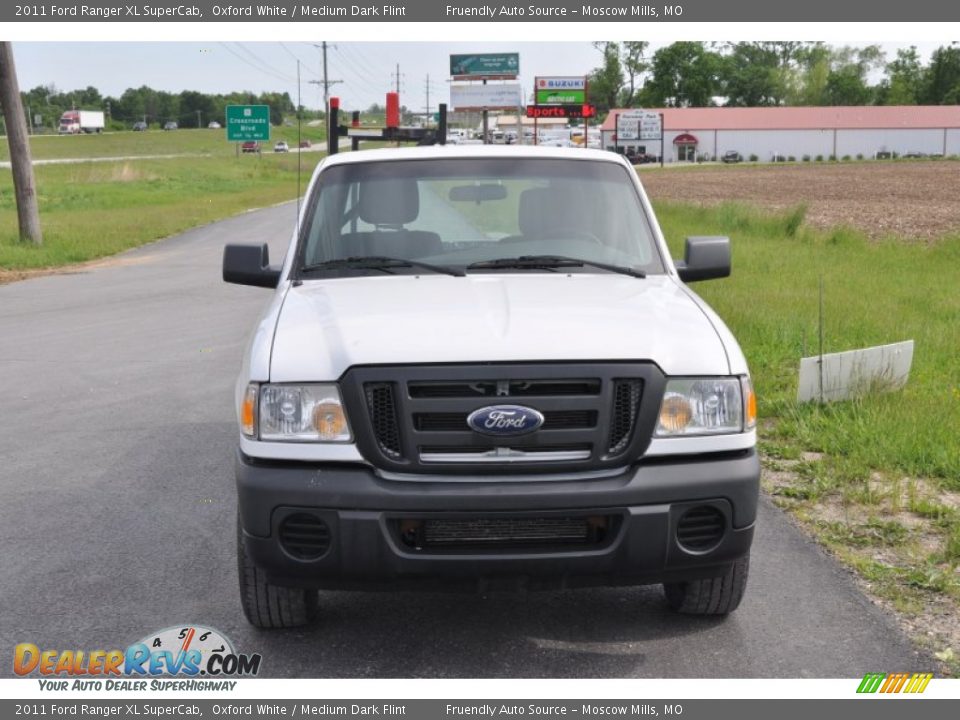 2011 Ford Ranger XL SuperCab Oxford White / Medium Dark Flint Photo #3