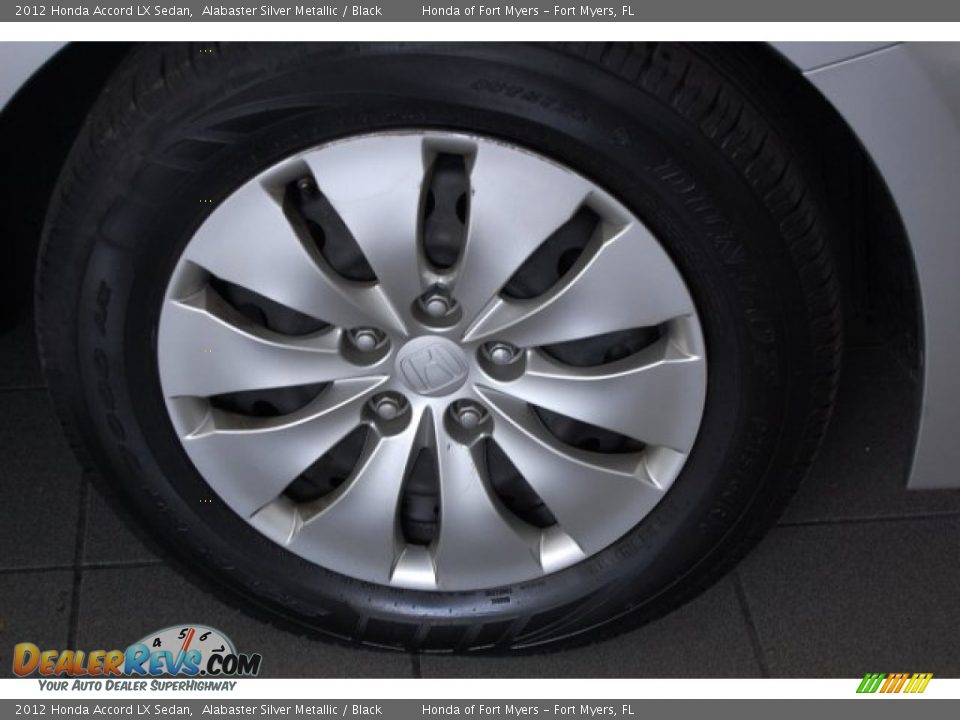 2012 Honda Accord LX Sedan Alabaster Silver Metallic / Black Photo #4