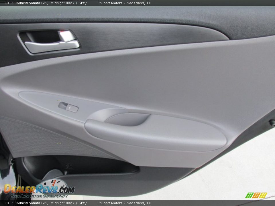 2012 Hyundai Sonata GLS Midnight Black / Gray Photo #25