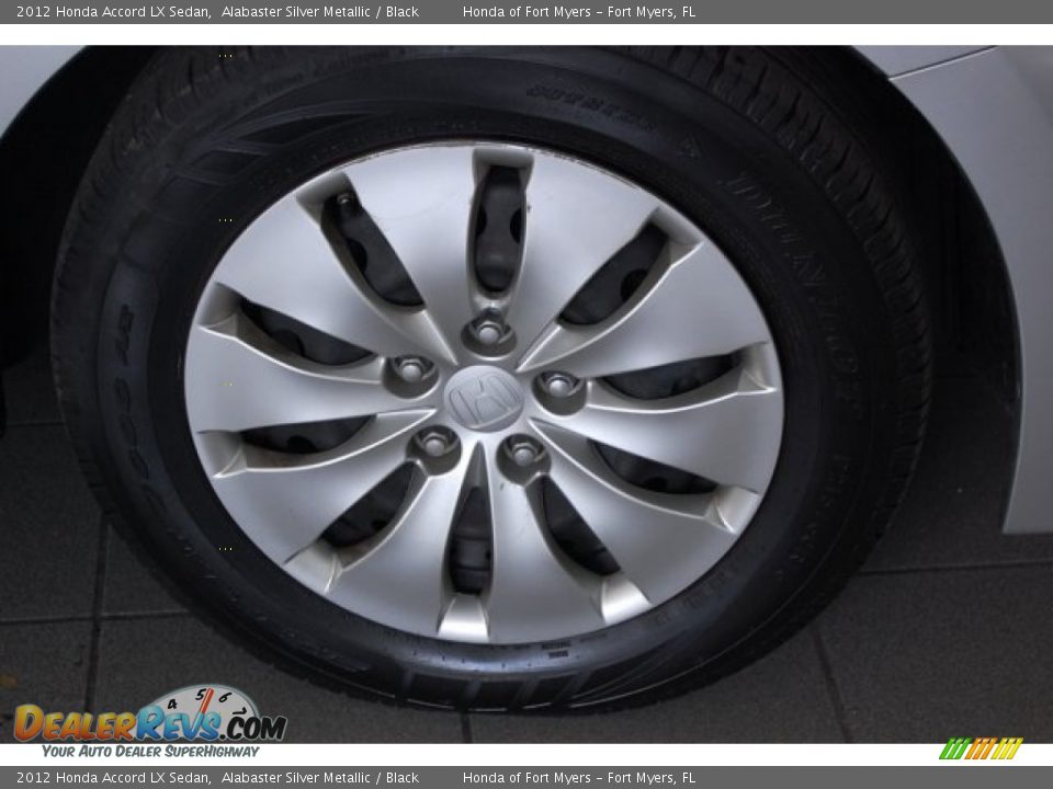 2012 Honda Accord LX Sedan Alabaster Silver Metallic / Black Photo #5