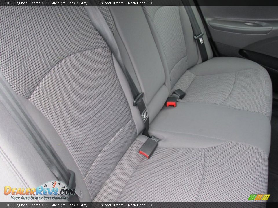 2012 Hyundai Sonata GLS Midnight Black / Gray Photo #26