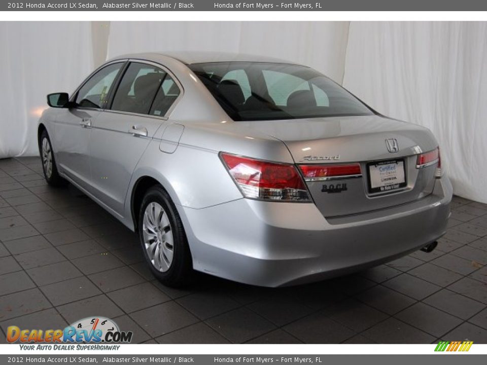 2012 Honda Accord LX Sedan Alabaster Silver Metallic / Black Photo #8