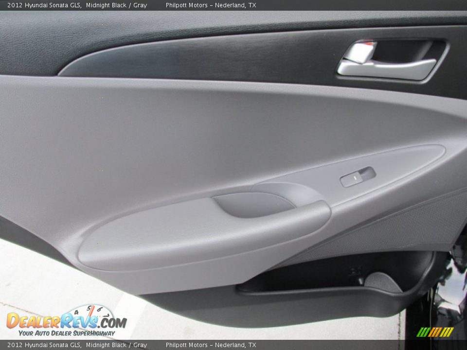 2012 Hyundai Sonata GLS Midnight Black / Gray Photo #27