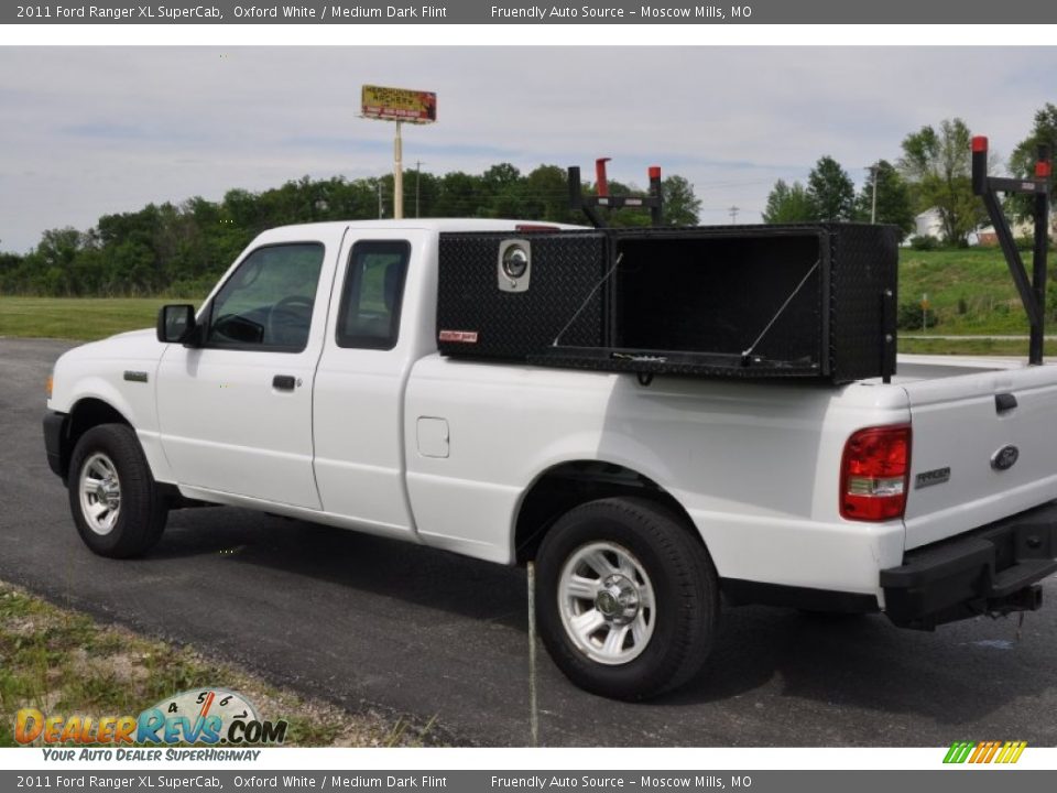 2011 Ford Ranger XL SuperCab Oxford White / Medium Dark Flint Photo #8