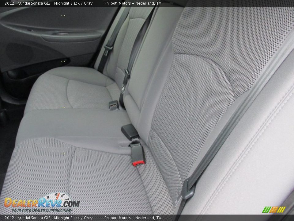 2012 Hyundai Sonata GLS Midnight Black / Gray Photo #28