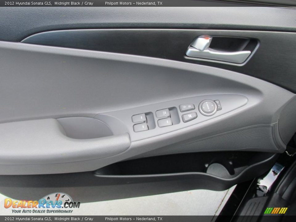 2012 Hyundai Sonata GLS Midnight Black / Gray Photo #29