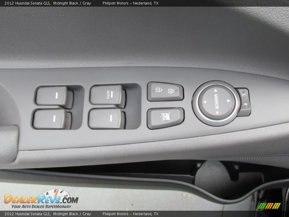 2012 Hyundai Sonata GLS Midnight Black / Gray Photo #30