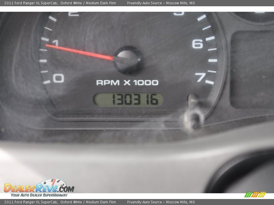 2011 Ford Ranger XL SuperCab Oxford White / Medium Dark Flint Photo #11