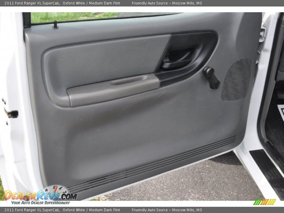 2011 Ford Ranger XL SuperCab Oxford White / Medium Dark Flint Photo #12