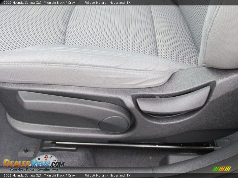 2012 Hyundai Sonata GLS Midnight Black / Gray Photo #32