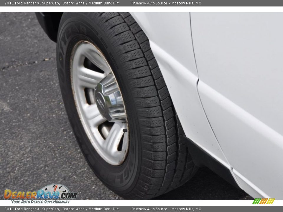 2011 Ford Ranger XL SuperCab Oxford White / Medium Dark Flint Photo #13