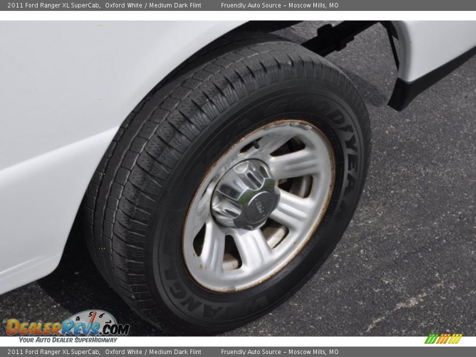 2011 Ford Ranger XL SuperCab Oxford White / Medium Dark Flint Photo #14