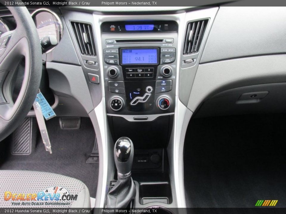 2012 Hyundai Sonata GLS Midnight Black / Gray Photo #34