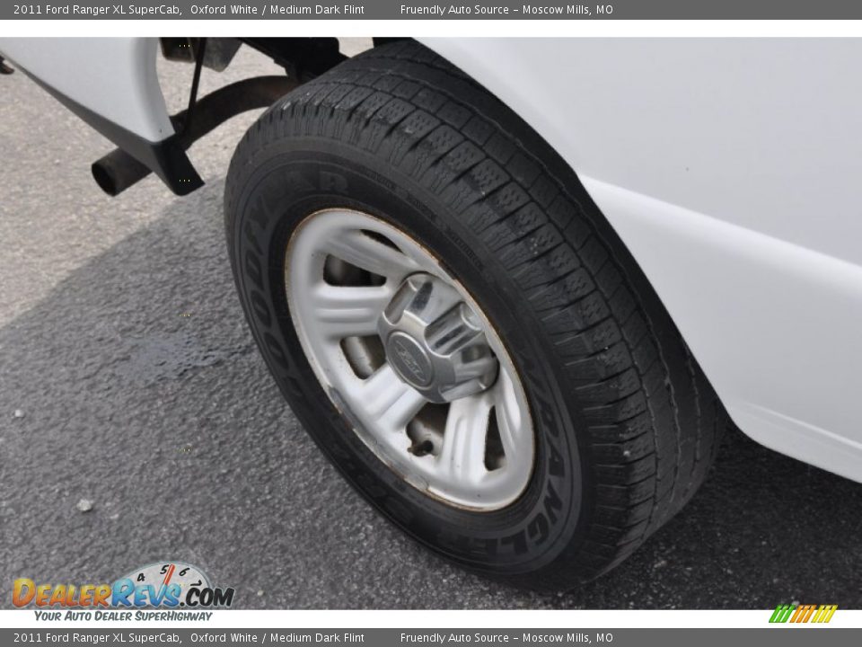 2011 Ford Ranger XL SuperCab Oxford White / Medium Dark Flint Photo #15