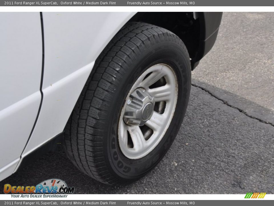 2011 Ford Ranger XL SuperCab Oxford White / Medium Dark Flint Photo #16