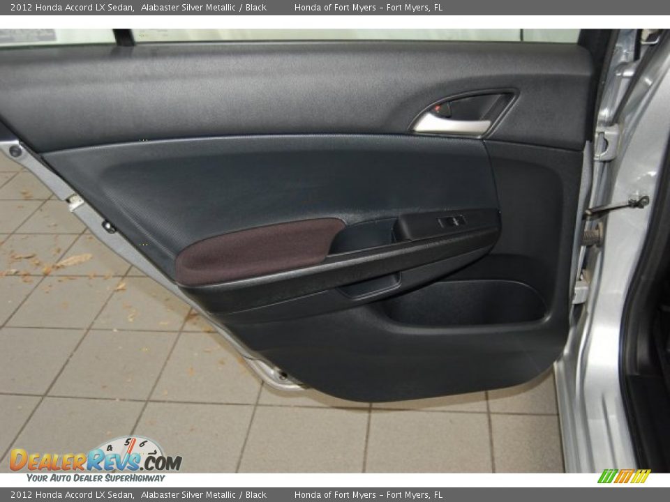 2012 Honda Accord LX Sedan Alabaster Silver Metallic / Black Photo #21