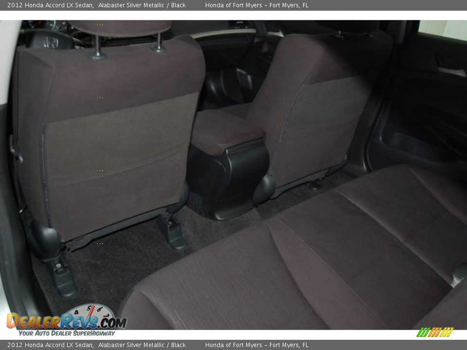 2012 Honda Accord LX Sedan Alabaster Silver Metallic / Black Photo #22