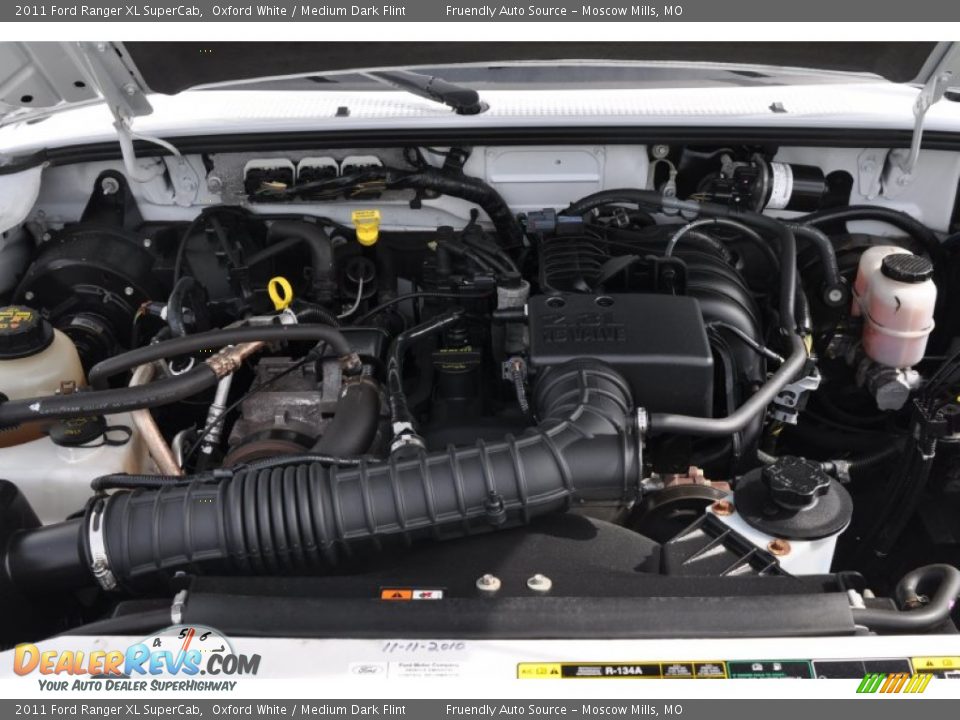 2011 Ford Ranger XL SuperCab Oxford White / Medium Dark Flint Photo #19