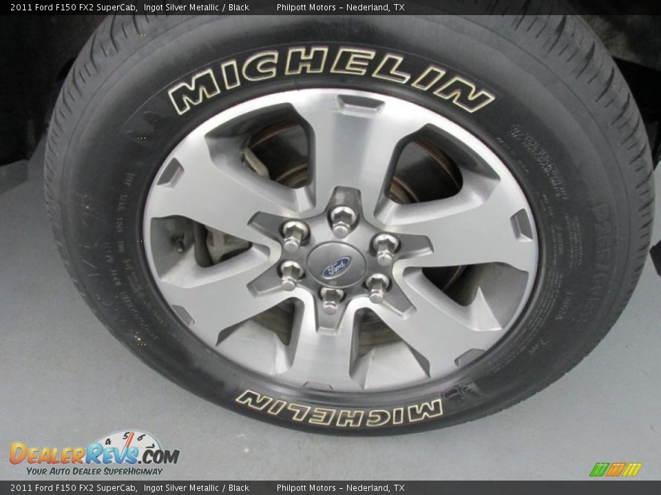 2011 Ford F150 FX2 SuperCab Ingot Silver Metallic / Black Photo #19