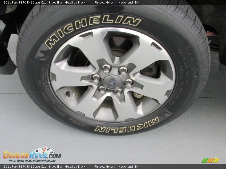 2011 Ford F150 FX2 SuperCab Ingot Silver Metallic / Black Photo #20